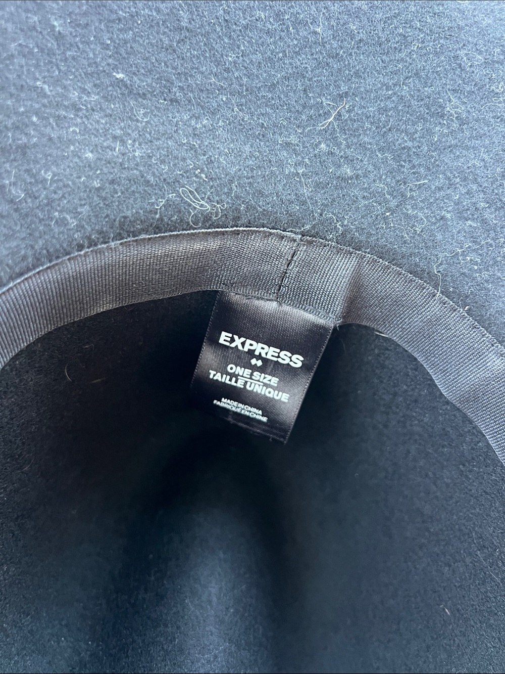 Black Felt Express Floppy Hat - Picture 6 of 10